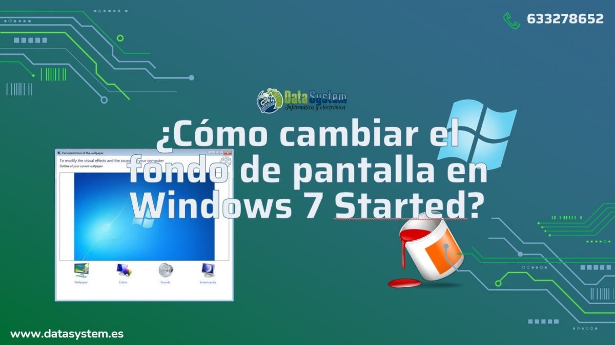 Cómo cambiar el fondo de pantalla en Windows 7 Started? - REPARACION  ORDENADORES MAC MADRID